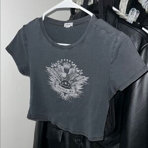 Women’s Garage Baby Tee Crop Top